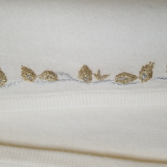 Off White Open Front Cardigan by Designers Originals - Picture 4 of 4